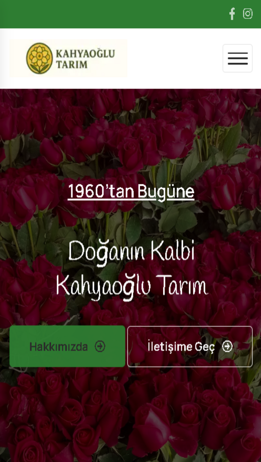 Kahyaoğlu Tarım mobil ekran görüntüsü